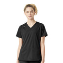 Women's Comfort V-Neck Utility Scrub Top. Live Chat for Bulk Discounts