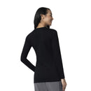 Women's Crew Neck Long Sleeve Pocket Tee. Live Chat for Bulk Discounts