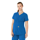 Women's Henley Maternity Scrub Top. Live Chat for Bulk Discounts