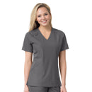 Women's Twill V-Neck Scrub Top. Live Chat for Bulk Discounts