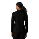 Women's Heavyweight Long Sleeve Polo Scrub Top. Live Chat for Bulk Discounts