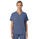 Women's Oversized V-Neck Scrub Top. Live Chat for Bulk Discounts