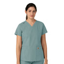 Women's V-Neck Scrub Top. Live Chat for Bulk Discounts