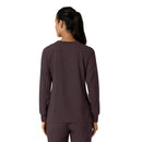 Women's Crew Neck Long Sleeve Scrub Top. Live Chat for Bulk Discounts