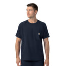 Knit Men's Crew Neck Scrub Top. Live Chat for Bulk Discounts