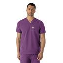 Men's V-Neck Shirttail Scrub Top. Live Chat for Bulk Discounts