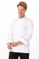 Chef Works Monte Carlo Premium Cotton Chef Coat ECCB. Live Chat for Bulk Discounts