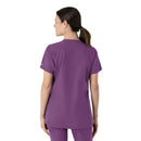 Women's Notch Neck Tunic Scrub Top. Live Chat for Bulk Discounts