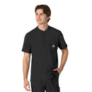 Men's Henley Scrub Top. Live Chat for Bulk Discounts