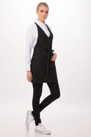 Chef Works V-Neck Tuxedo Apron F23. Live Chat for Bulk Discounts