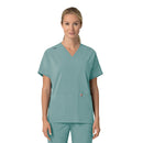 Women's Oversized V-Neck Scrub Top. Live Chat for Bulk Discounts
