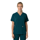 Women's Oversized V-Neck Scrub Top. Live Chat for Bulk Discounts