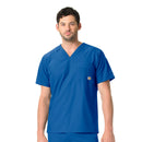 Men's Twill Chest Pocket Scrub Top. Live Chat for Bulk Discounts