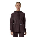 Women's Full Zip Waffle Hoodie. Live Chat for Bulk Discounts