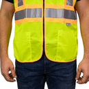 The D.O.T. 100% Polyester Woven Fabric Vest