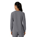 Women's Crew Neck Long Sleeve Scrub Top. Live Chat for Bulk Discounts