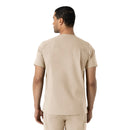 Men's V-Neck Shirttail Scrub Top. Live Chat for Bulk Discounts