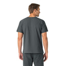Unisex V-Neck 6-Pocket Scrub Top. Live Chat for Bulk Discounts
