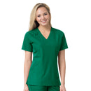 Women's Twill V-Neck Scrub Top. Live Chat for Bulk Discounts