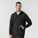 Men's Quarter Zip Waffle Hoodie. Live Chat for Bulk Discounts