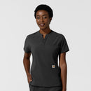 Women's Chest Pocket Scrub Top. Live Chat for Bulk Discounts