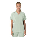 Women's Oversized V-Neck Scrub Top. Live Chat for Bulk Discounts