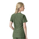 Women's Twill V-Neck Scrub Top. Live Chat for Bulk Discounts