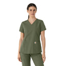 Women's V-Neck Scrub Top. Live Chat for Bulk Discounts