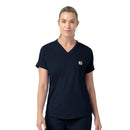 Knit Women's V-Neck Scrub Top. Live Chat for Bulk Discounts