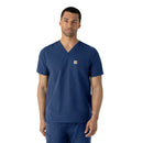 Men's V-Neck Shirttail Scrub Top. Live Chat for Bulk Discounts
