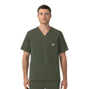 Men's Ripstop V-Neck Scrub Top. Live Chat for Bulk Discounts