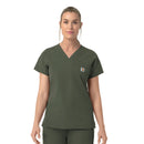 Women's V-Neck Scrub Top. Live Chat for Bulk Discounts