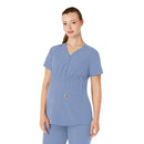 Women's Henley Maternity Scrub Top. Live Chat for Bulk Discounts