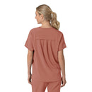 Women's Oversized V-Neck Scrub Top. Live Chat for Bulk Discounts