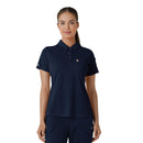 Women's Lightweight Short Sleeve Polo Scrub Top. Live Chat for Bulk Discounts