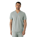 Men's V-Neck Shirttail Scrub Top. Live Chat for Bulk Discounts