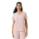 Women's Knit Panel Scrub Top. Live Chat for Bulk Discounts