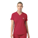 Knit Women's V-Neck Scrub Top. Live Chat for Bulk Discounts