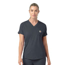 Knit Women's V-Neck Scrub Top. Live Chat for Bulk Discounts