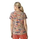 Women's V-Neck Print Scrub Top. Live Chat for Bulk Discounts