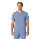 Unisex V-Neck 6-Pocket Scrub Top. Live Chat for Bulk Discounts
