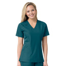 Women's Twill V-Neck Scrub Top. Live Chat for Bulk Discounts