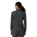 Women's Heavyweight Long Sleeve Polo Scrub Top. Live Chat for Bulk Discounts