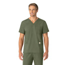 Unisex V-Neck 6-Pocket Scrub Top. Live Chat for Bulk Discounts