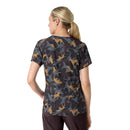 Women's V-Neck Print Scrub Top. Live Chat for Bulk Discounts