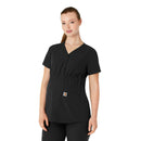 Women's Henley Maternity Scrub Top. Live Chat for Bulk Discounts