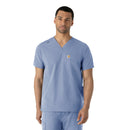 Men's V-Neck Shirttail Scrub Top. Live Chat for Bulk Discounts