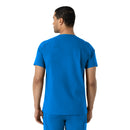 Men's V-Neck Shirttail Scrub Top. Live Chat for Bulk Discounts