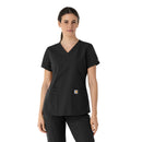 Women's V-Neck Scrub Top. Live Chat for Bulk Discounts