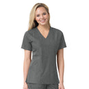 Women's Twill V-Neck Scrub Top. Live Chat for Bulk Discounts